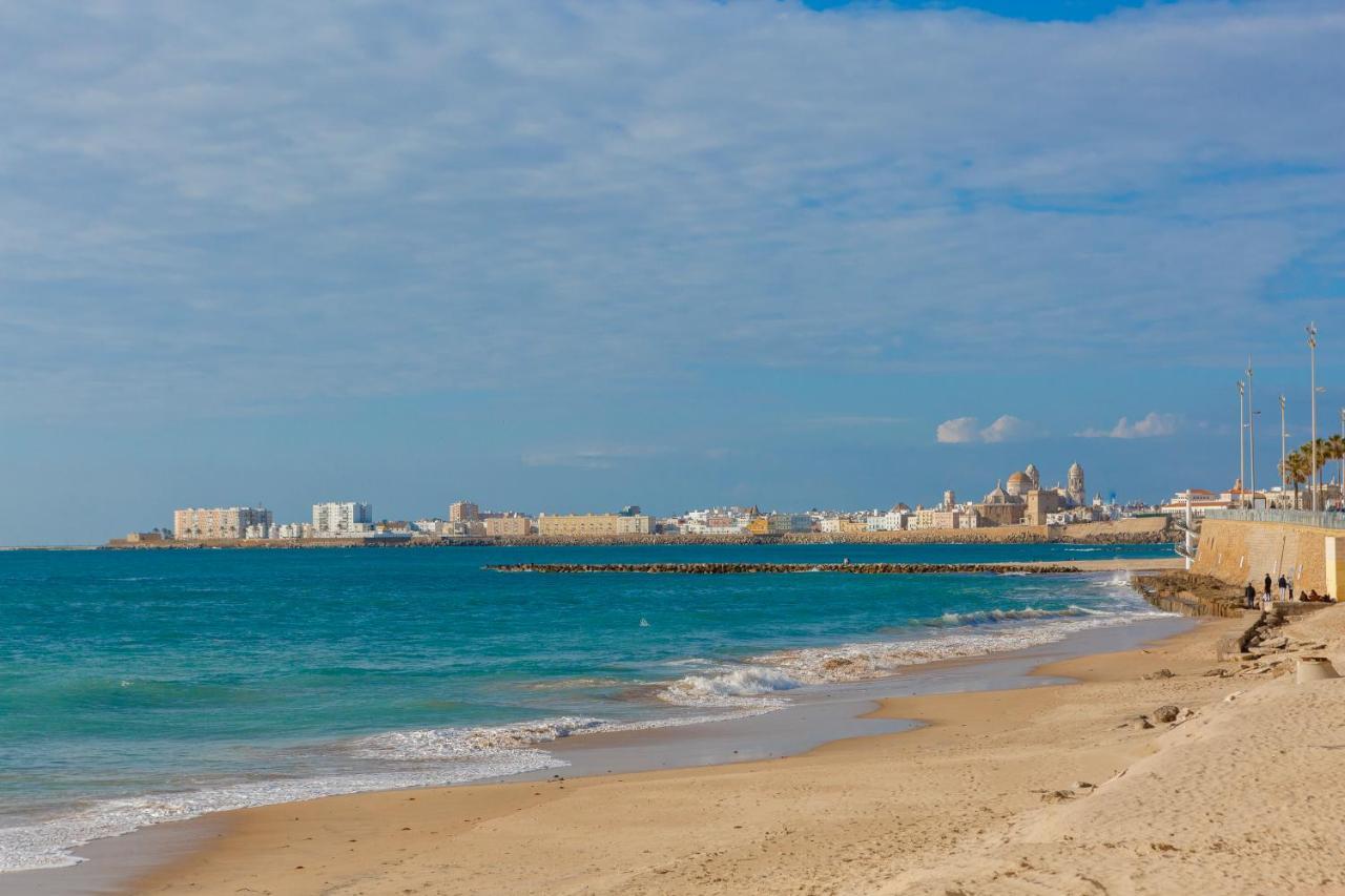 Poseidon Beach Apartment & Parking By Cadiz4Rentals Bagian luar foto